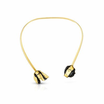 Colier POPPY din alama placata cu aur 24k – Katerina Vassou