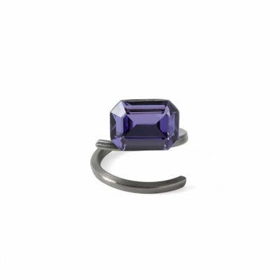 Inel DESTINY – alama placata cu gun metal, Katerina Vassou