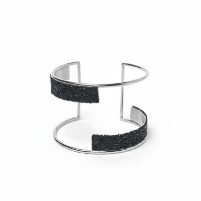 Brățară Shooting Star din alamă argintată cu cristale Swarovski –  Katerina Vassou