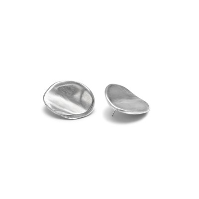 Cercel mare rotund Vestopazzo Italia – Aluminiu reciclat, formă organică, design modern