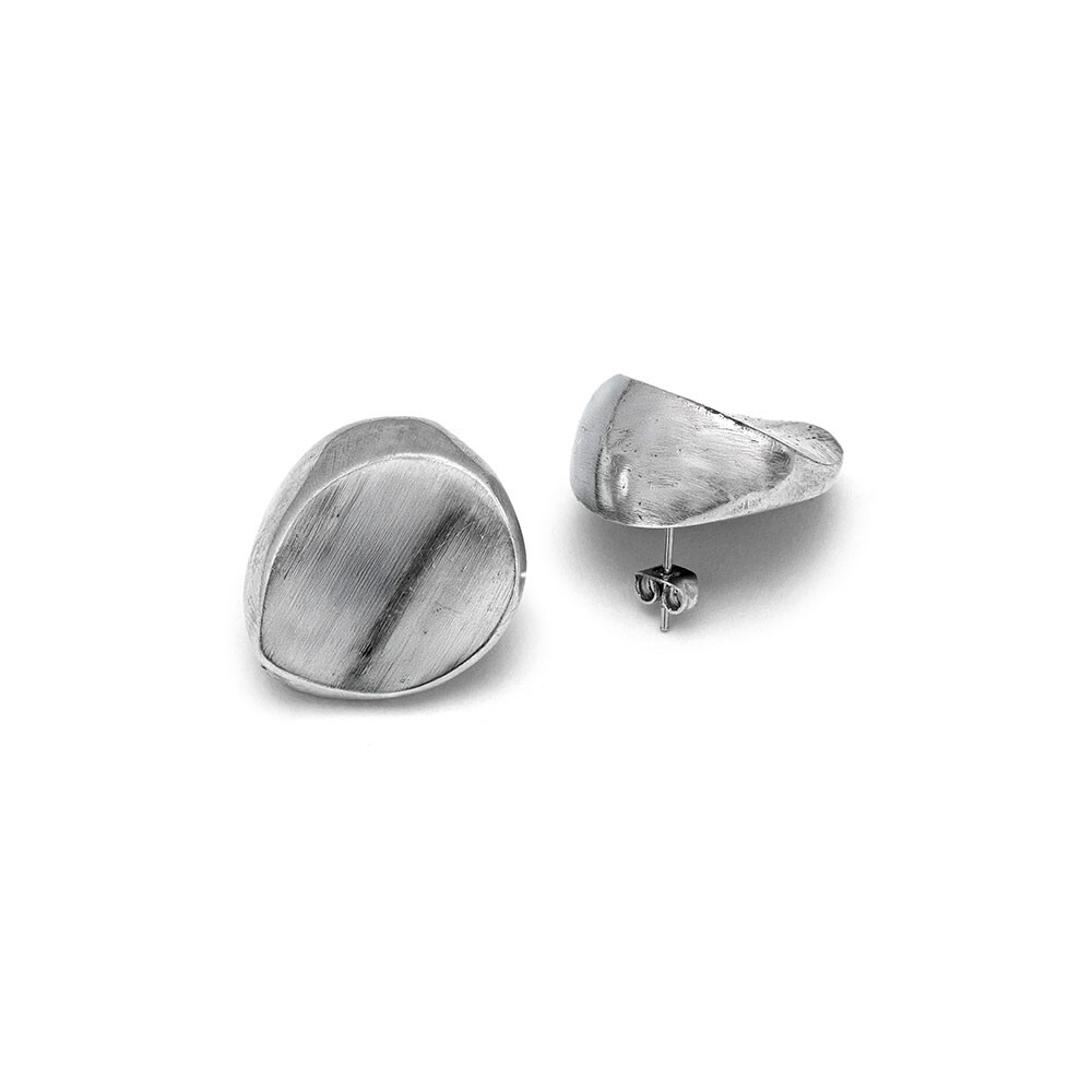 Cercei organici rotunzi Vestopazzo Italia – Aluminiu reciclat, design modern