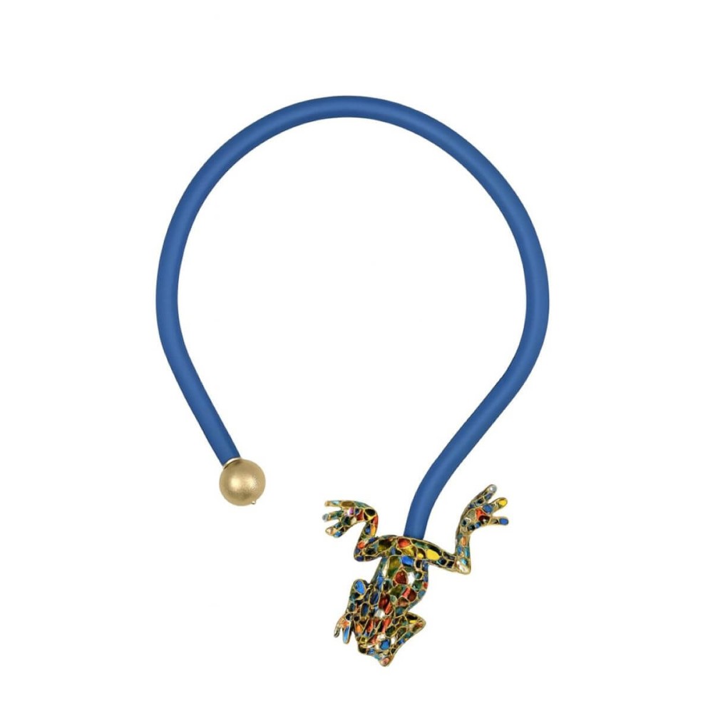 Colier din silicon cu element ceramic – design artistic