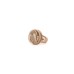 Inel elastic KLK Italia – Zamac placat cu aur roz, culoare champagne